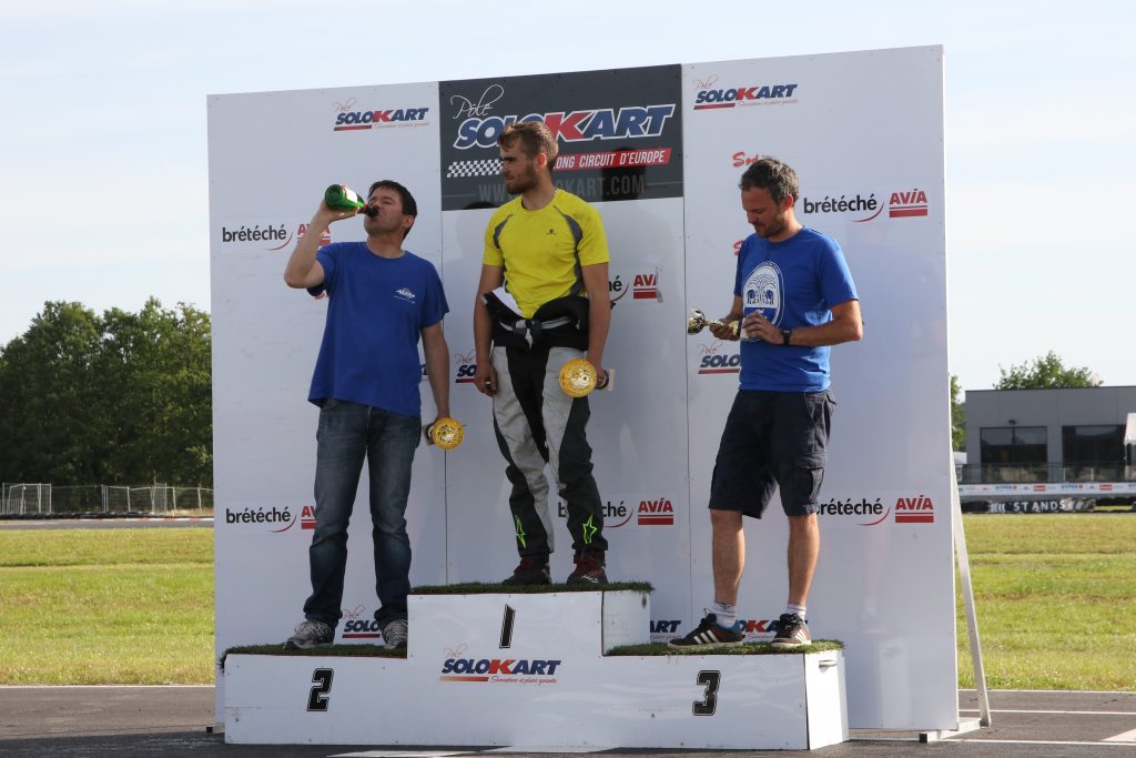 Podium Séniors - 1 - Jérémy Gribonval, 2 - Thierry Abiven , 3 - Cédric Dessier