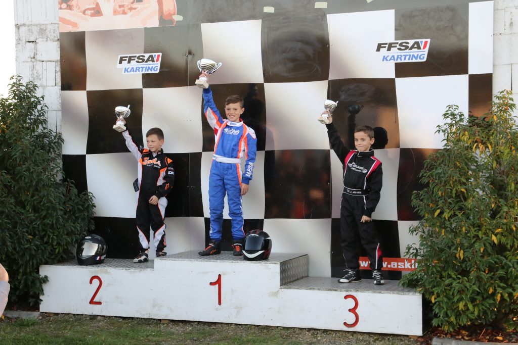 Le podium minimes